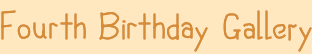 Fourth Birthday Gallery
